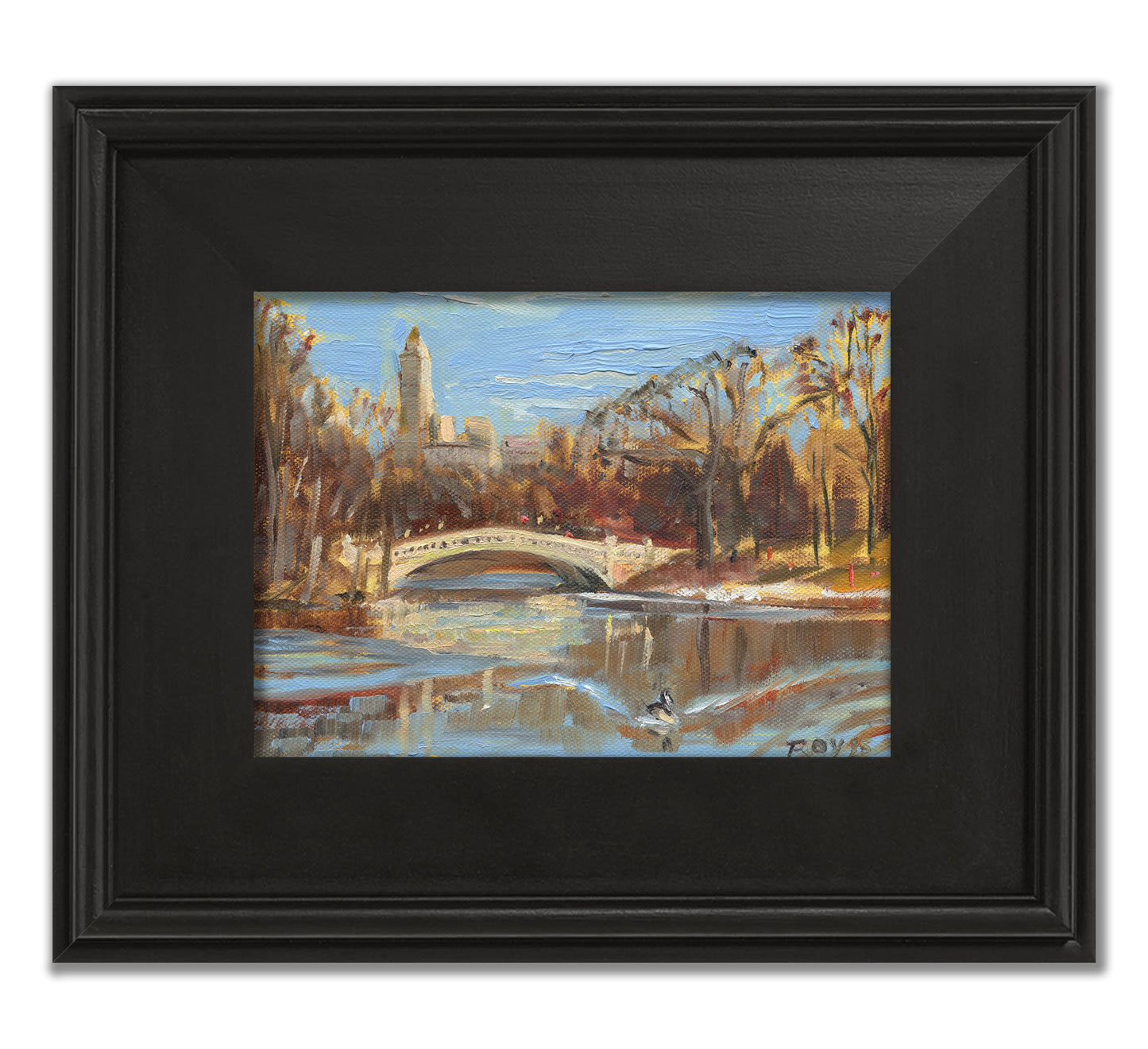 Bow Bridge in Winter