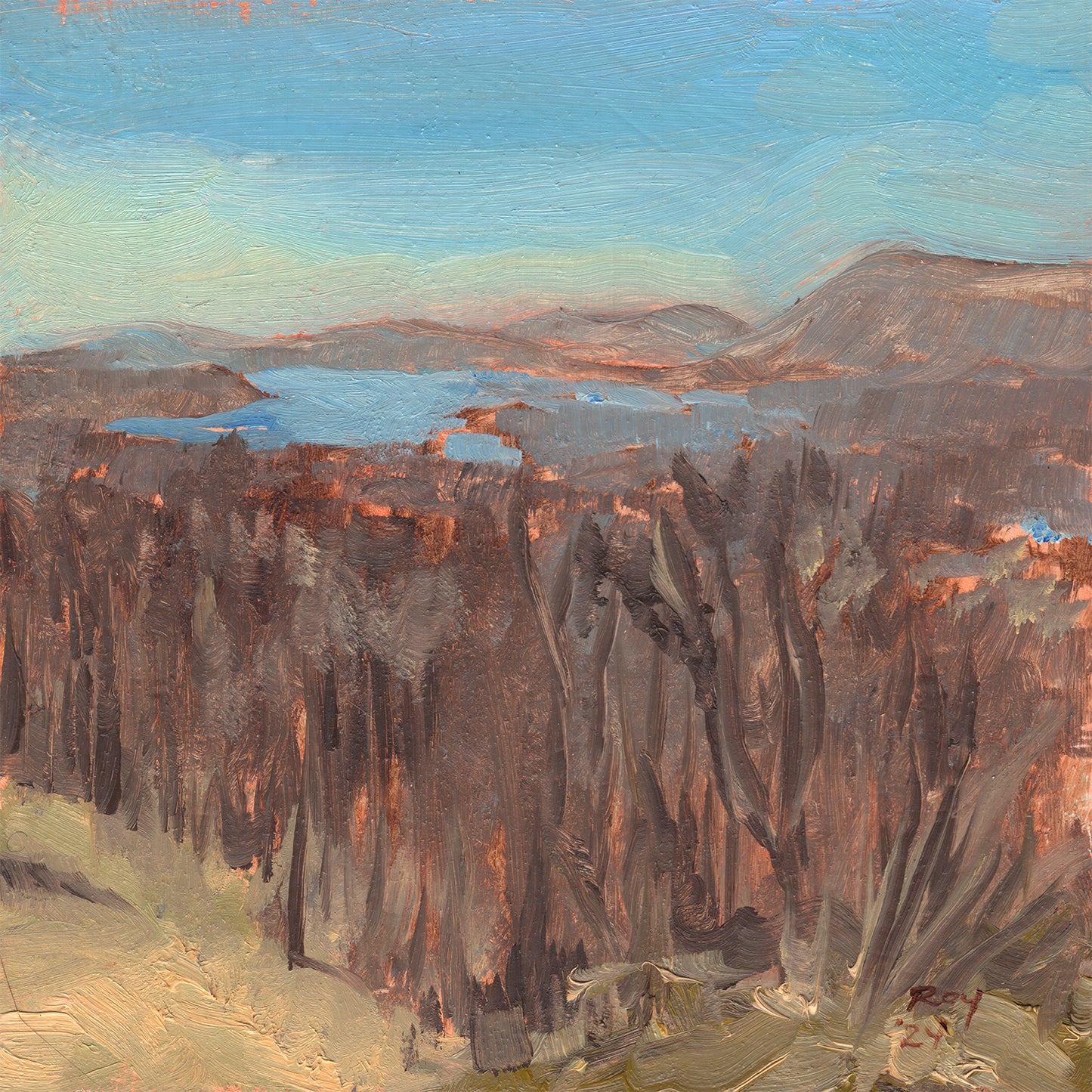 Catskills from Oleana