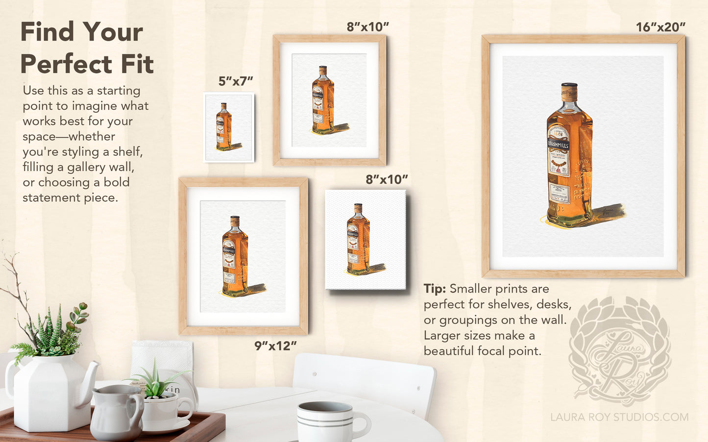 Bushmills Watercolor | Giclée Print
