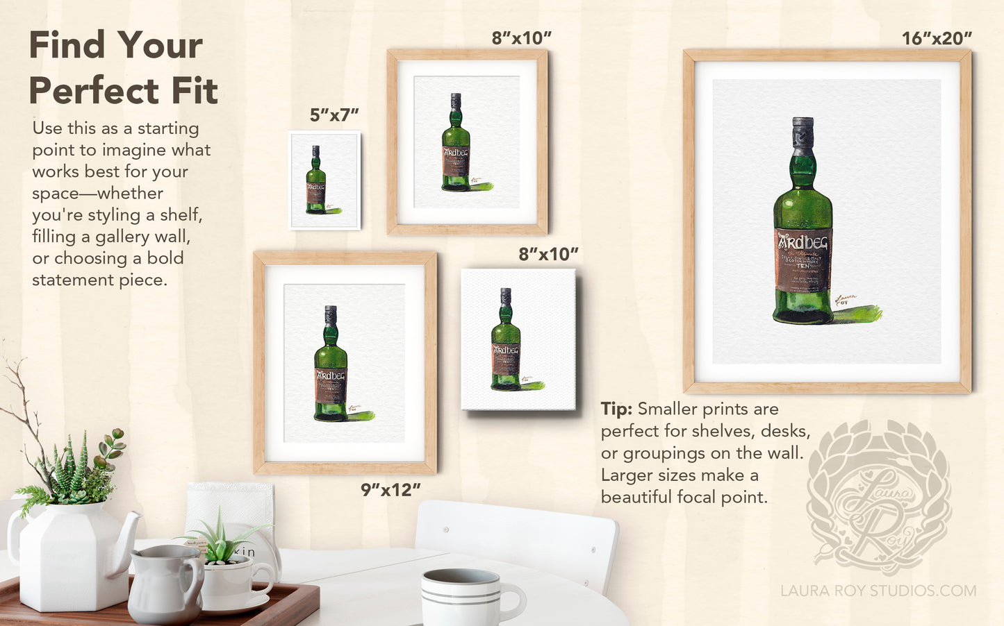 Ardbeg 10 Watercolor | Giclée Print