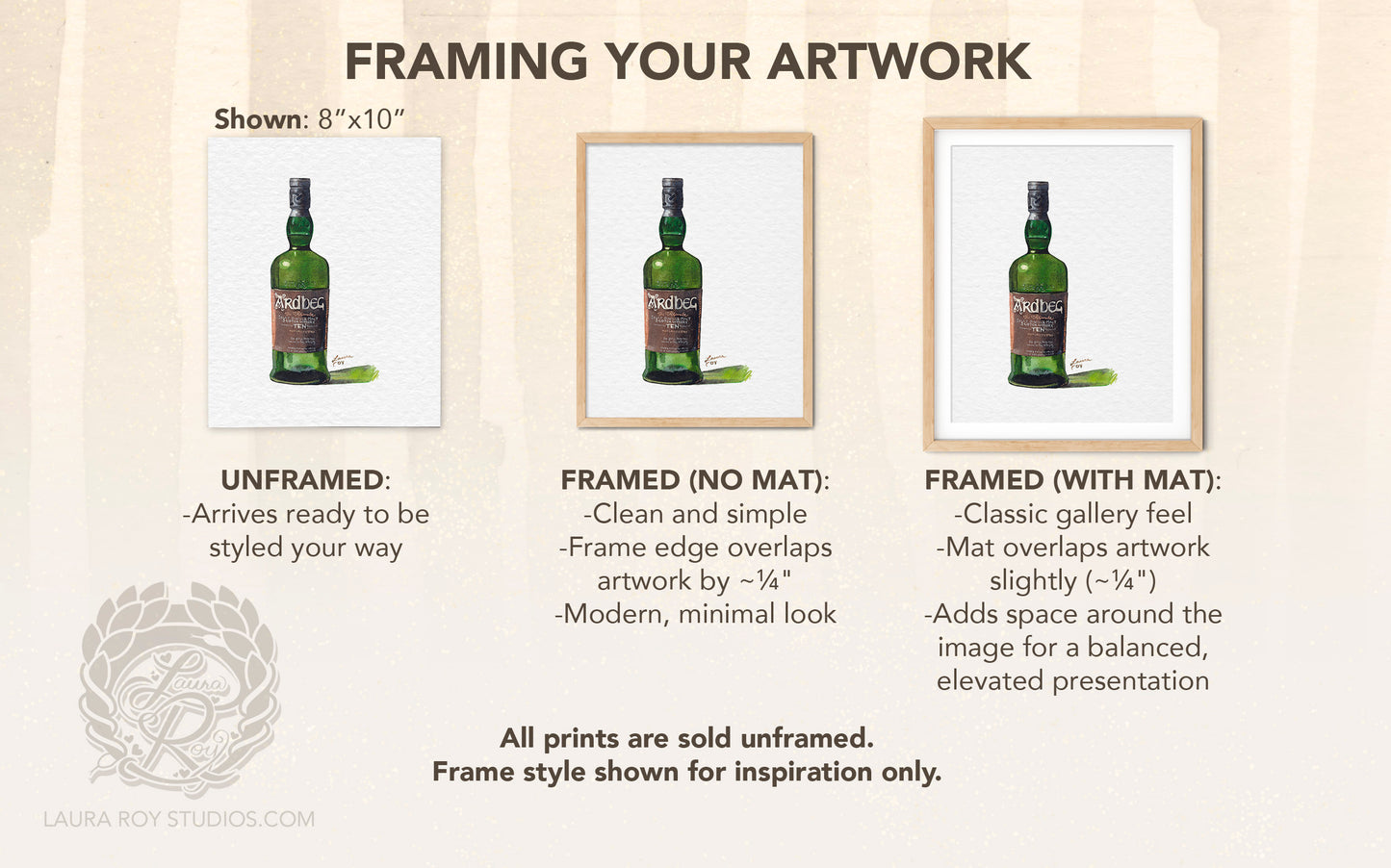 Ardbeg 10 Watercolor | Giclée Print