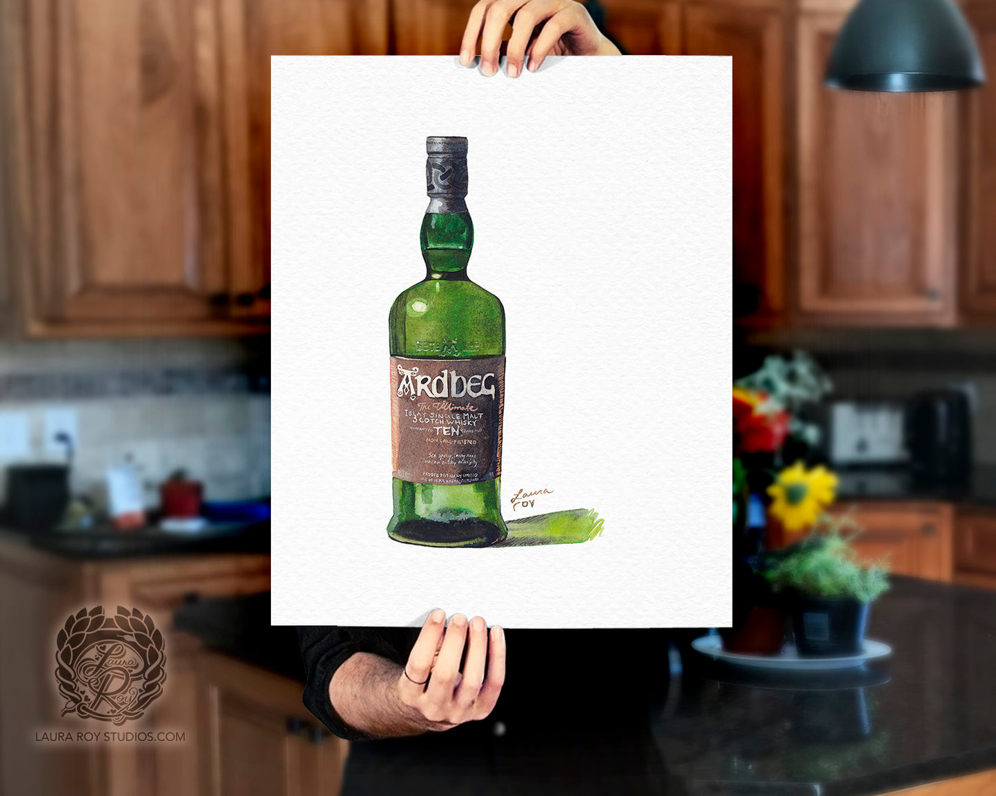 Ardbeg 10 Watercolor | Giclée Print
