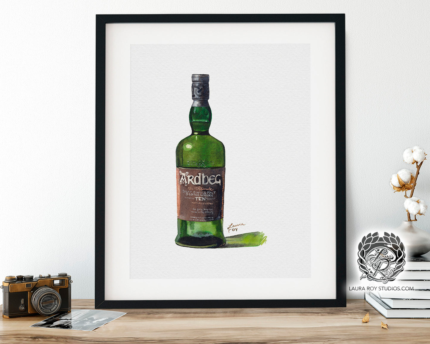 Ardbeg 10 Watercolor | Giclée Print