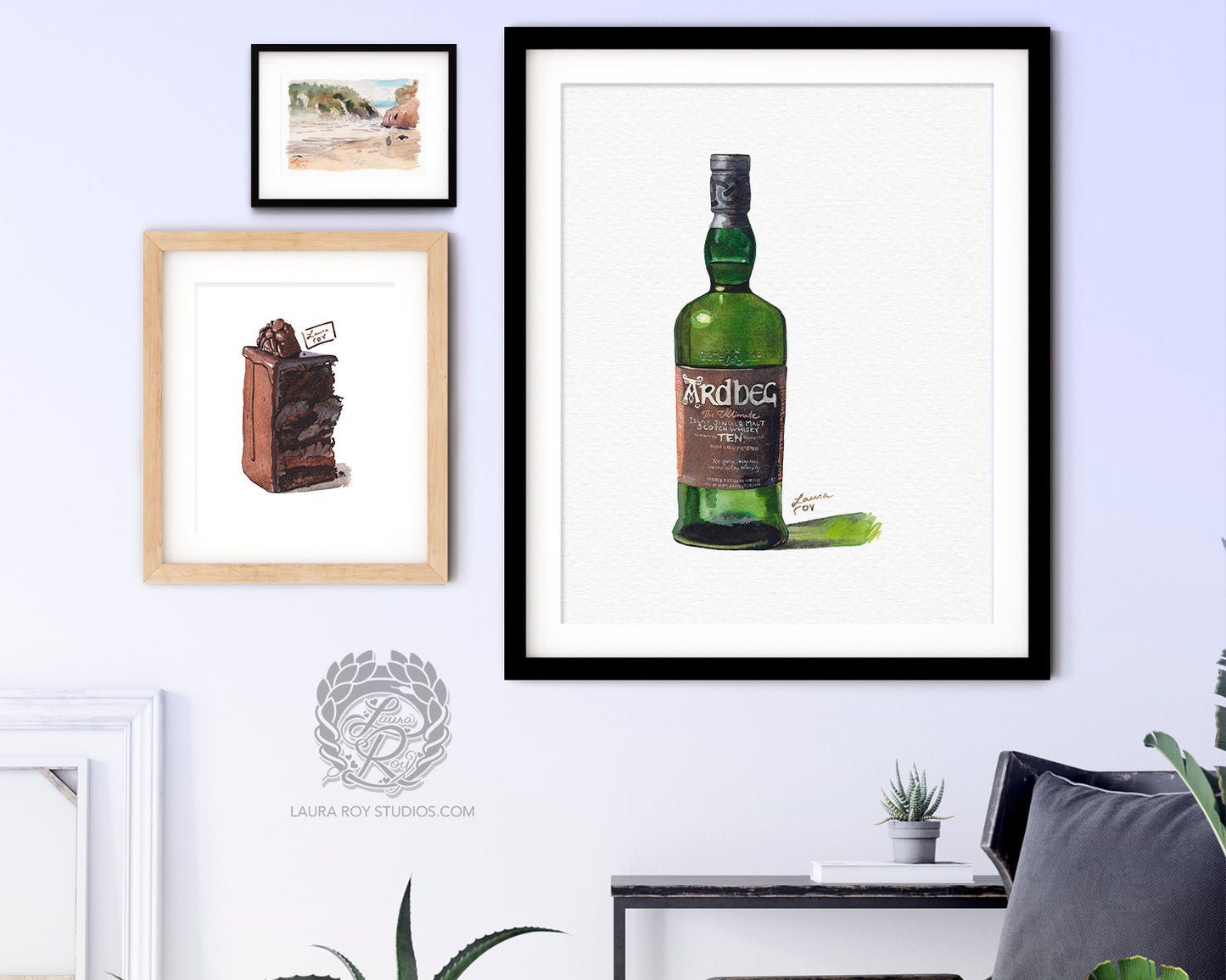 Ardbeg 10 Watercolor | Giclée Print