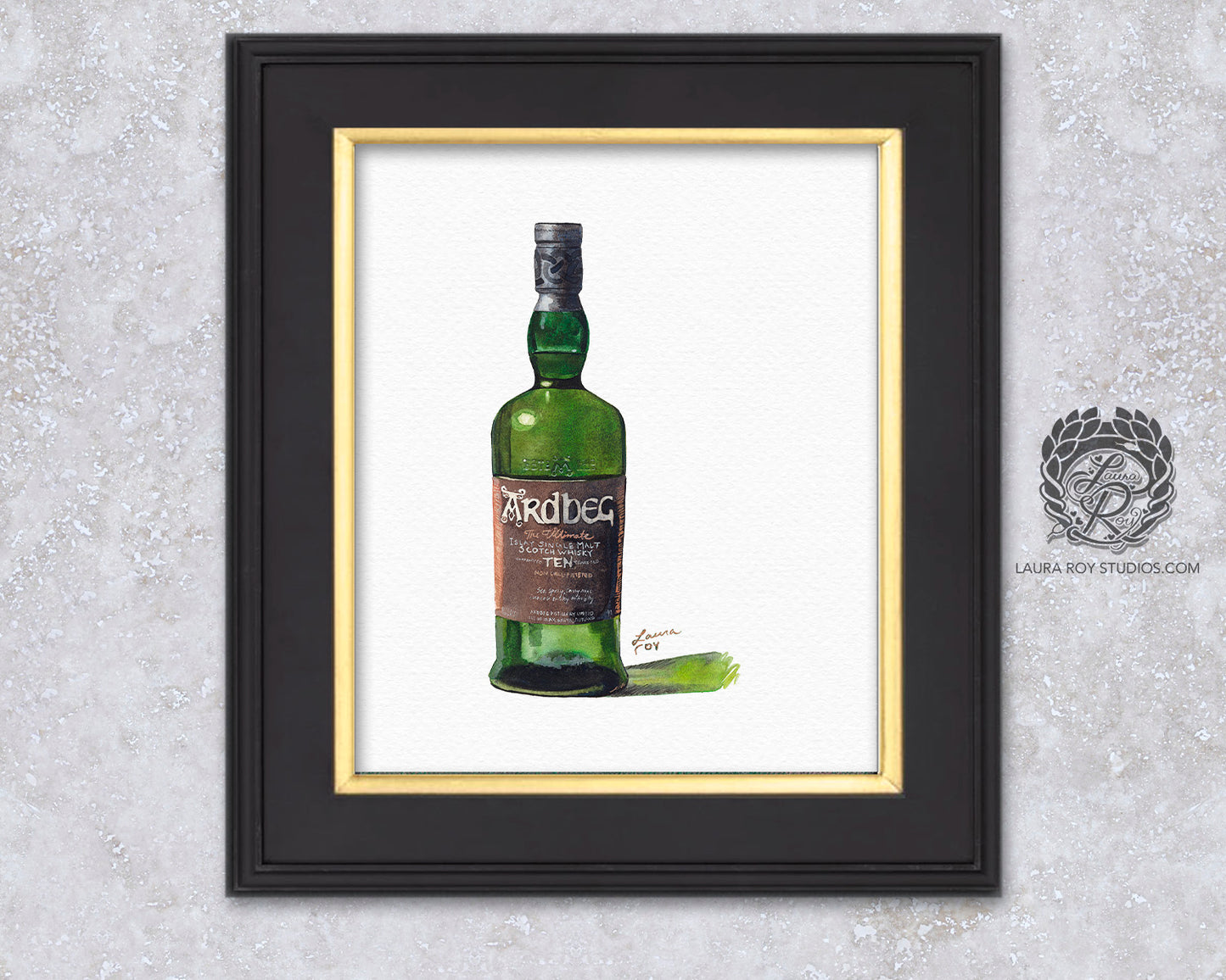 Ardbeg 10 Watercolor | Giclée Print