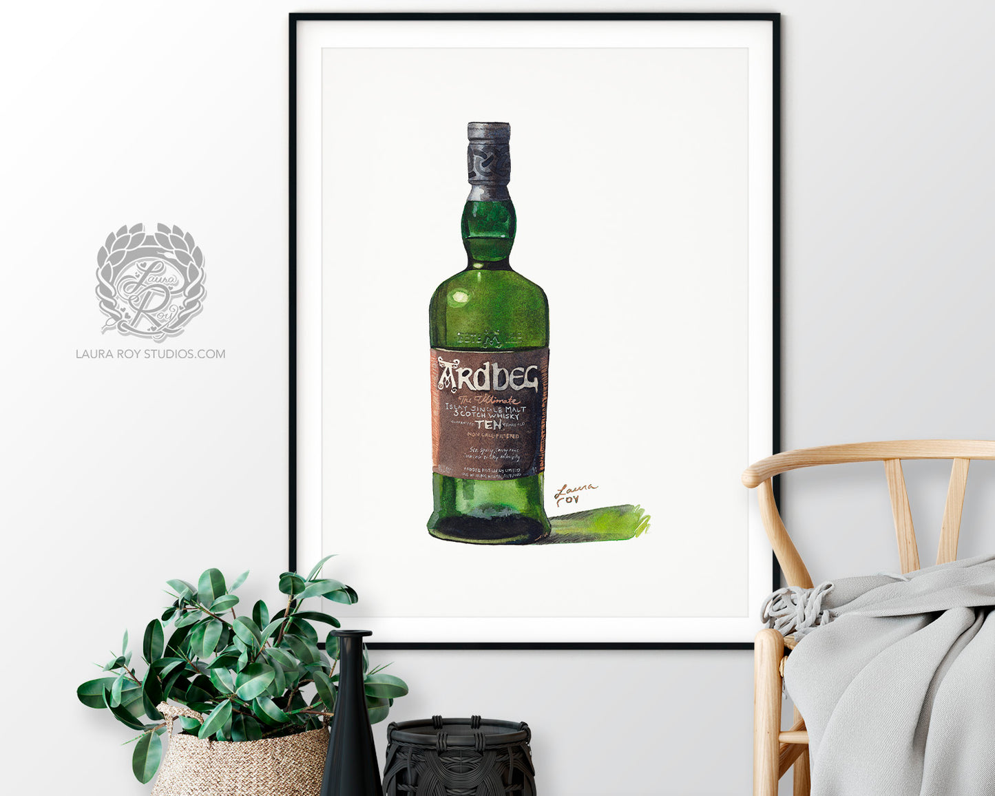 Ardbeg 10 Watercolor | Giclée Print