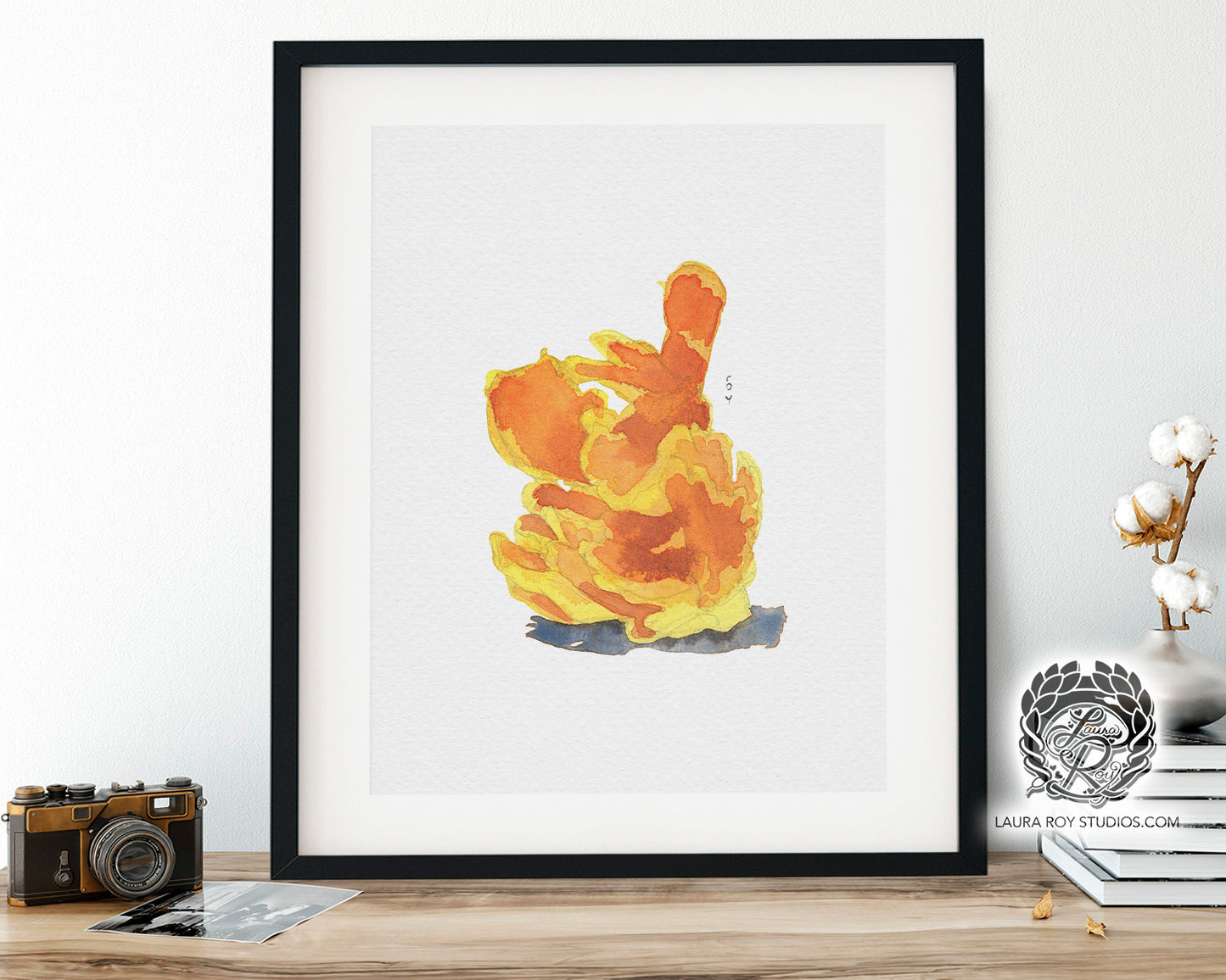 Chicken of the Woods Mushroom Watercolor | Giclée Print