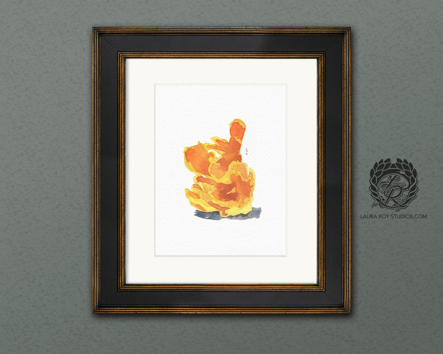Chicken of the Woods Mushroom Watercolor | Giclée Print