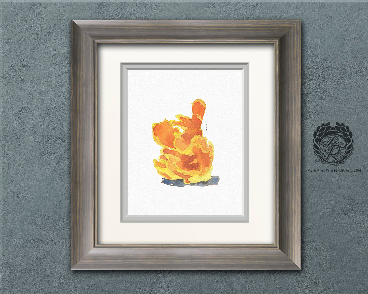 Chicken of the Woods Mushroom Watercolor | Giclée Print