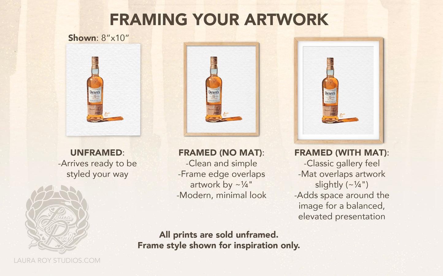 Dewar's 15 Watercolor | Giclée Print