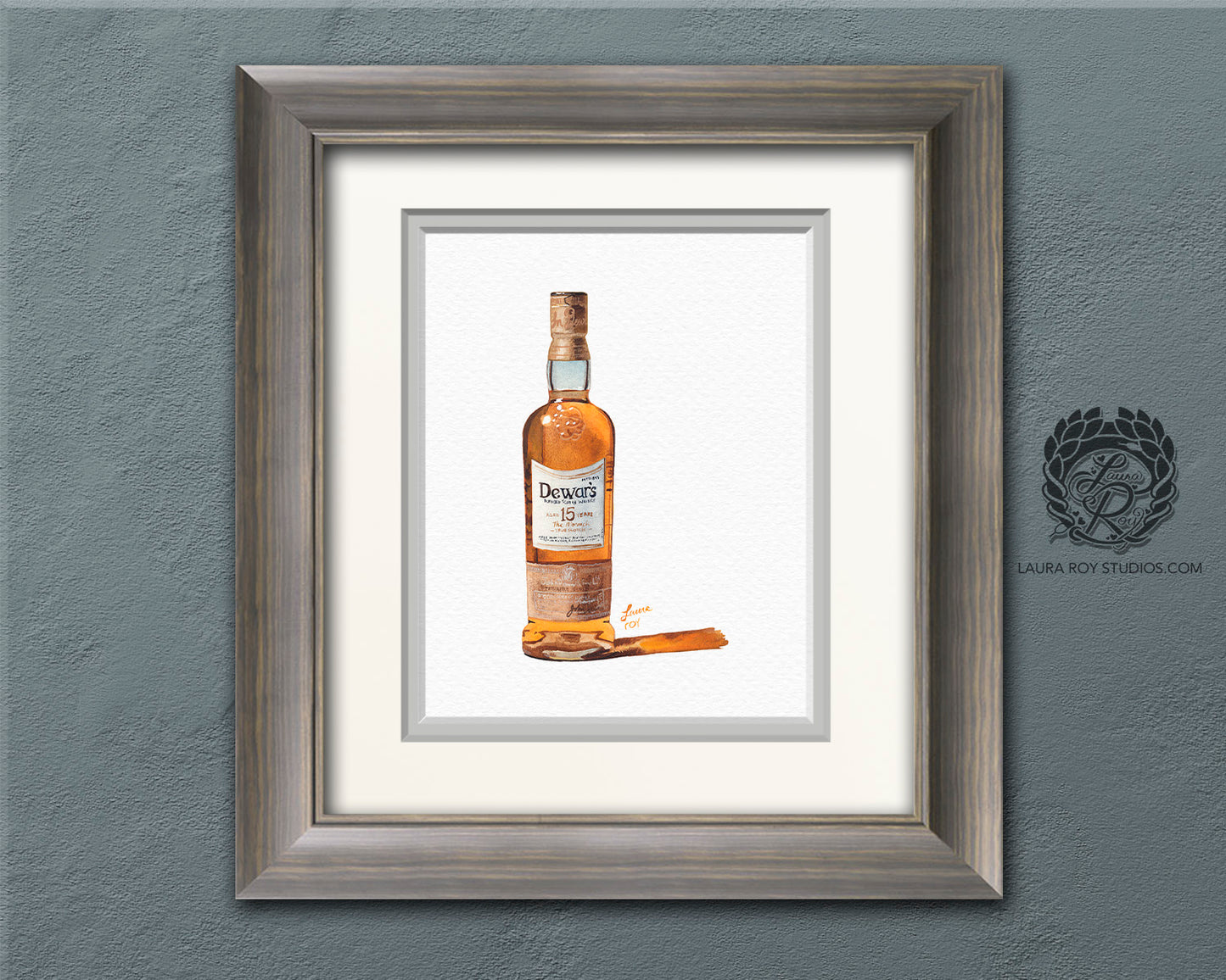 Dewar's 15 Watercolor | Giclée Print