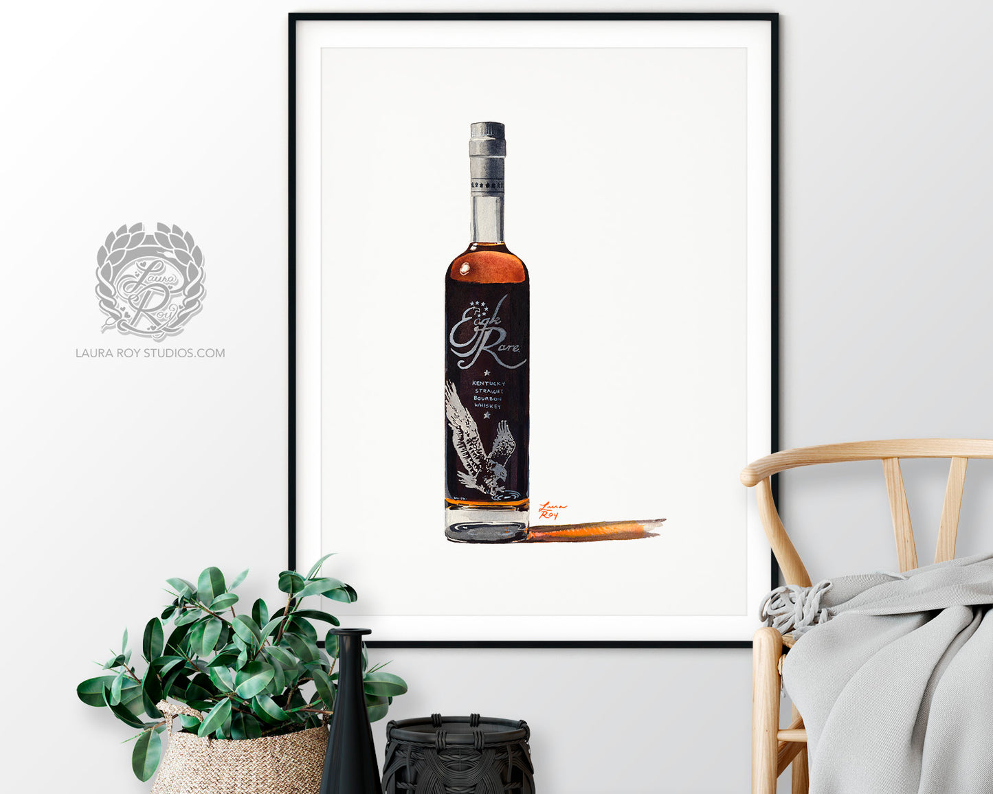 Eagle Rare Watercolor | Giclée Print