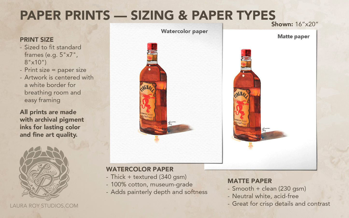 Fireball Watercolor | Giclée Print