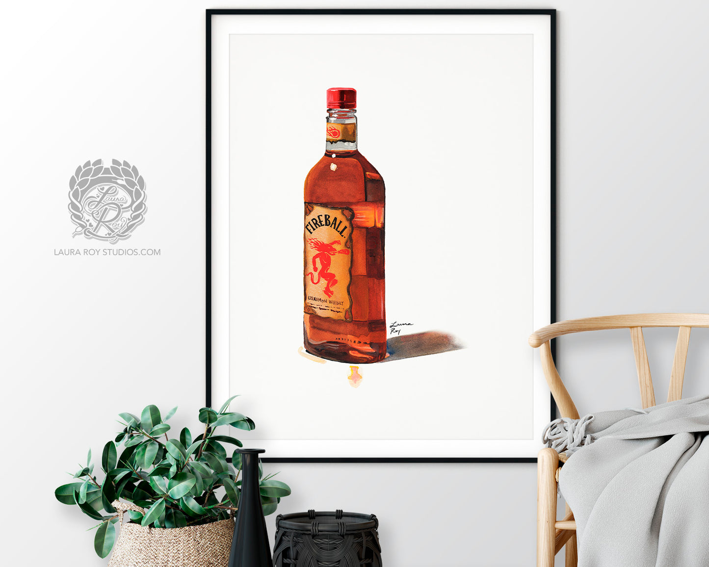 Fireball Watercolor | Giclée Print
