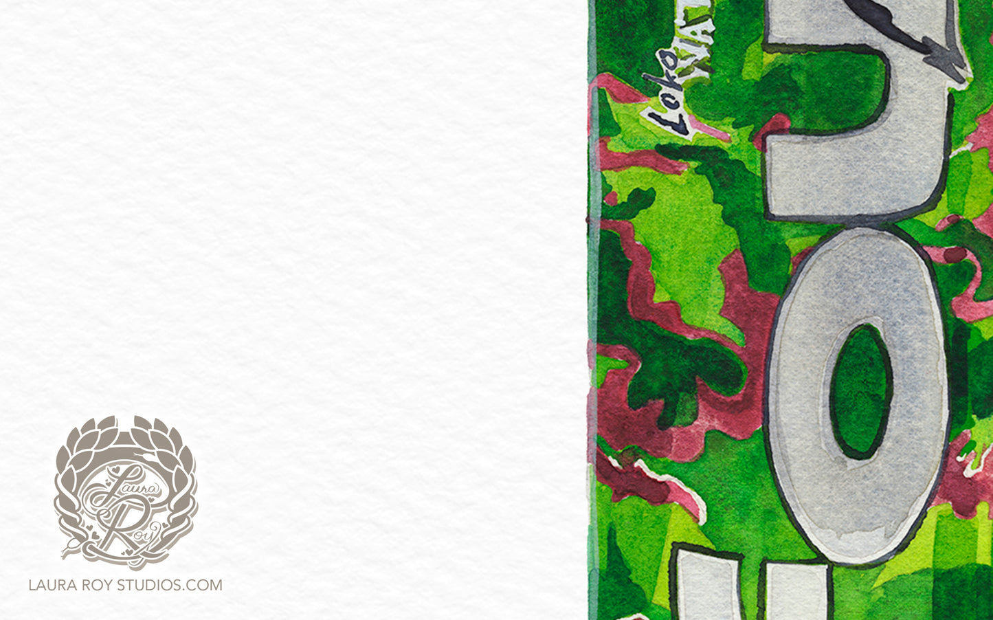 Four Loko Watermelon Watercolor | Giclée Print
