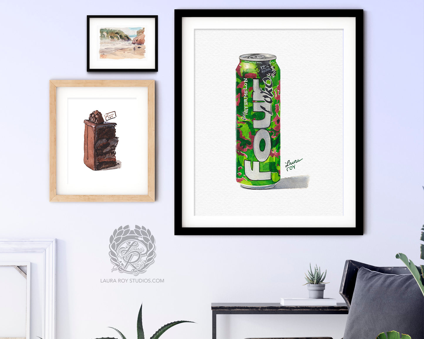 Four Loko Watermelon Watercolor | Giclée Print