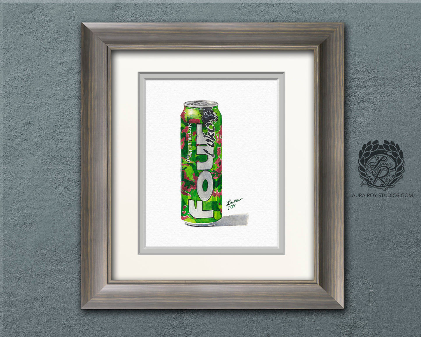 Four Loko Watermelon Watercolor | Giclée Print