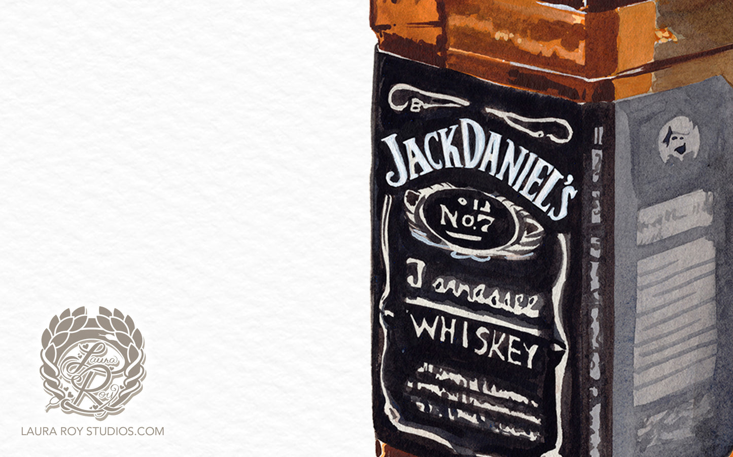 Jack Daniel's No. 7 Watercolor | Giclée Print