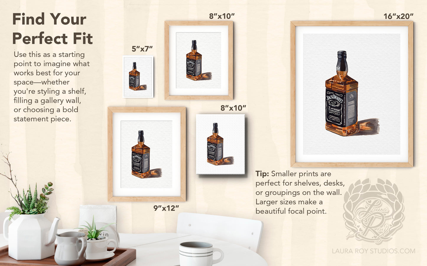 Jack Daniel's No. 7 Watercolor | Giclée Print