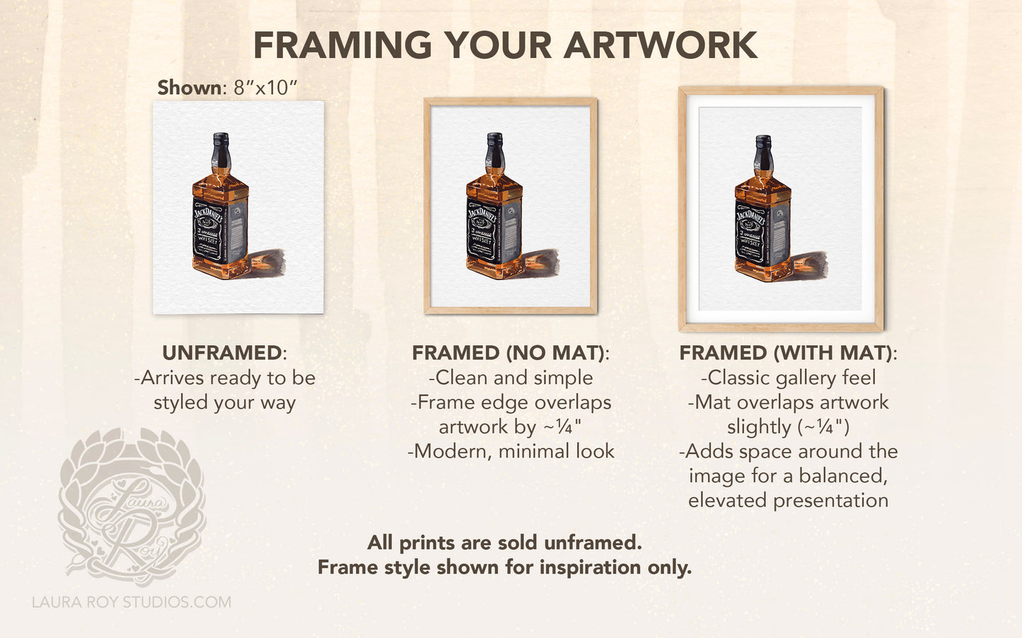 Jack Daniel's No. 7 Watercolor | Giclée Print