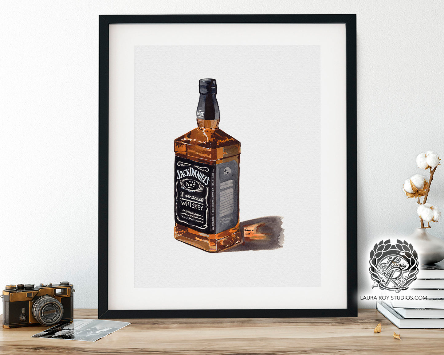Jack Daniel's No. 7 Watercolor | Giclée Print
