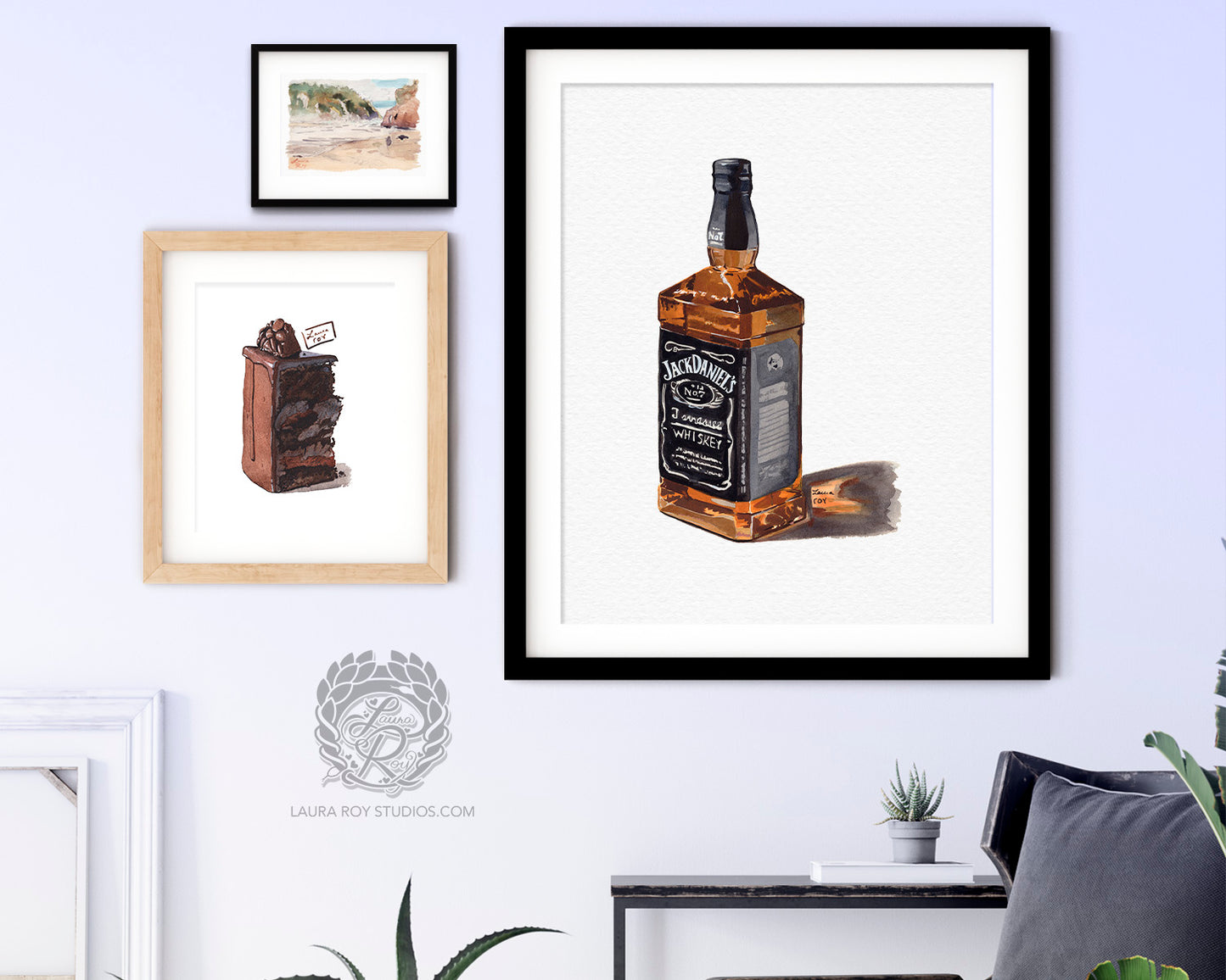 Jack Daniel's No. 7 Watercolor | Giclée Print