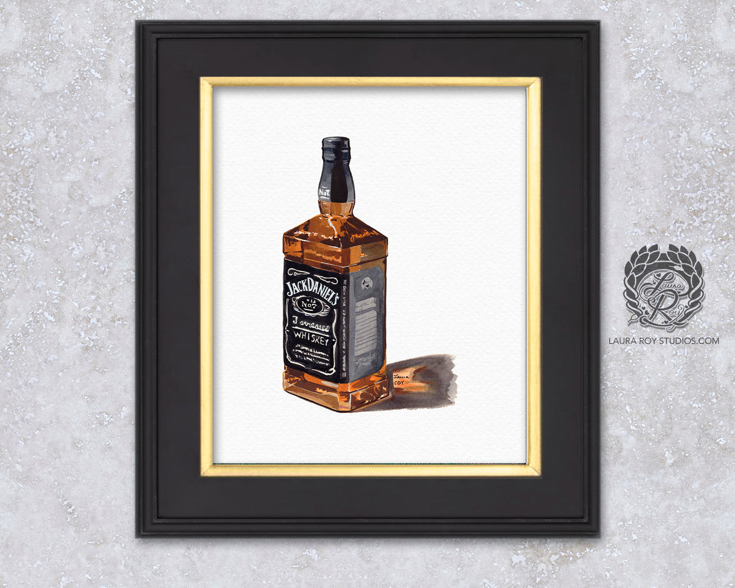 Jack Daniel's No. 7 Watercolor | Giclée Print