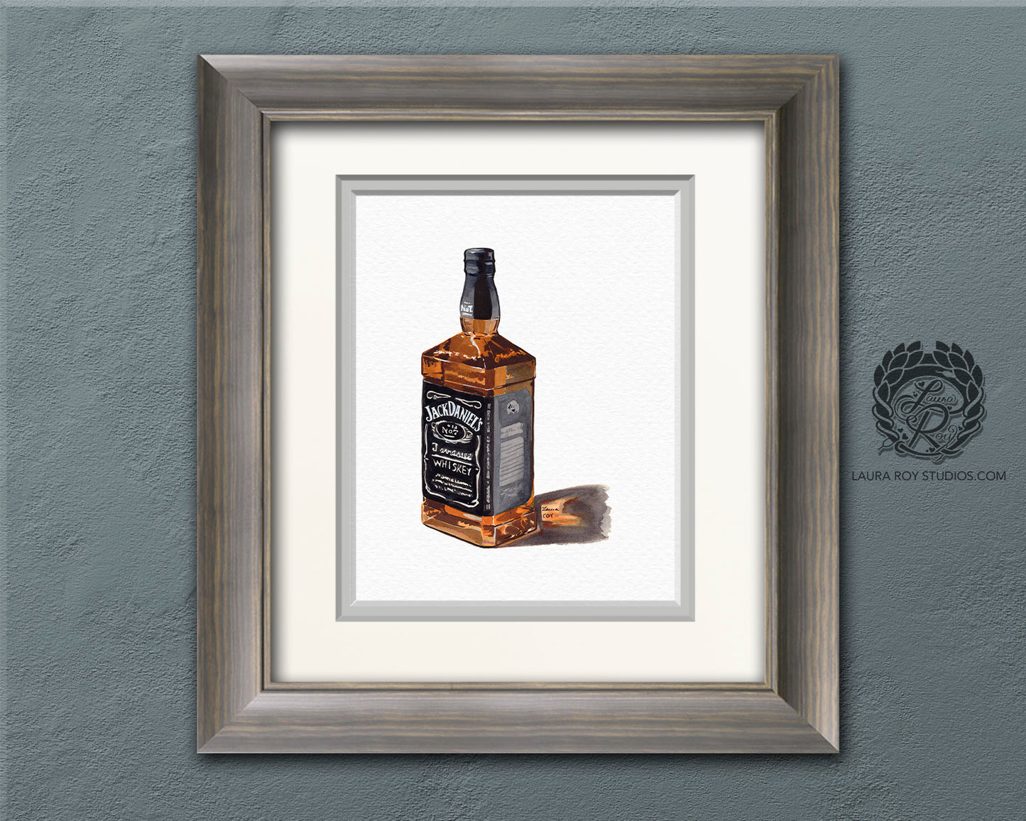 Jack Daniel's No. 7 Watercolor | Giclée Print