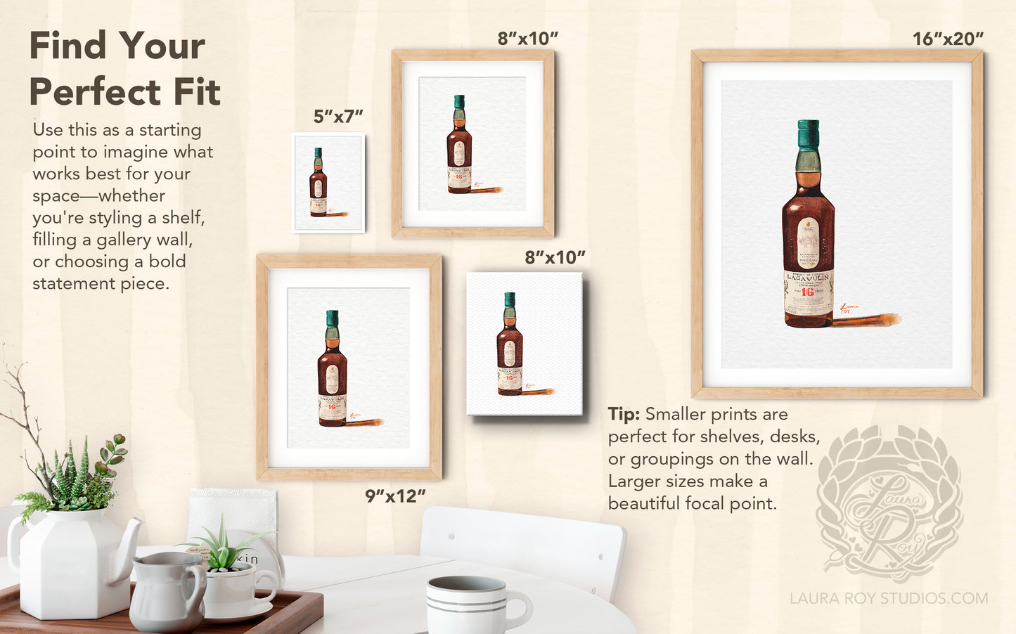 Lagavulin 16 Watercolor | Giclée Print