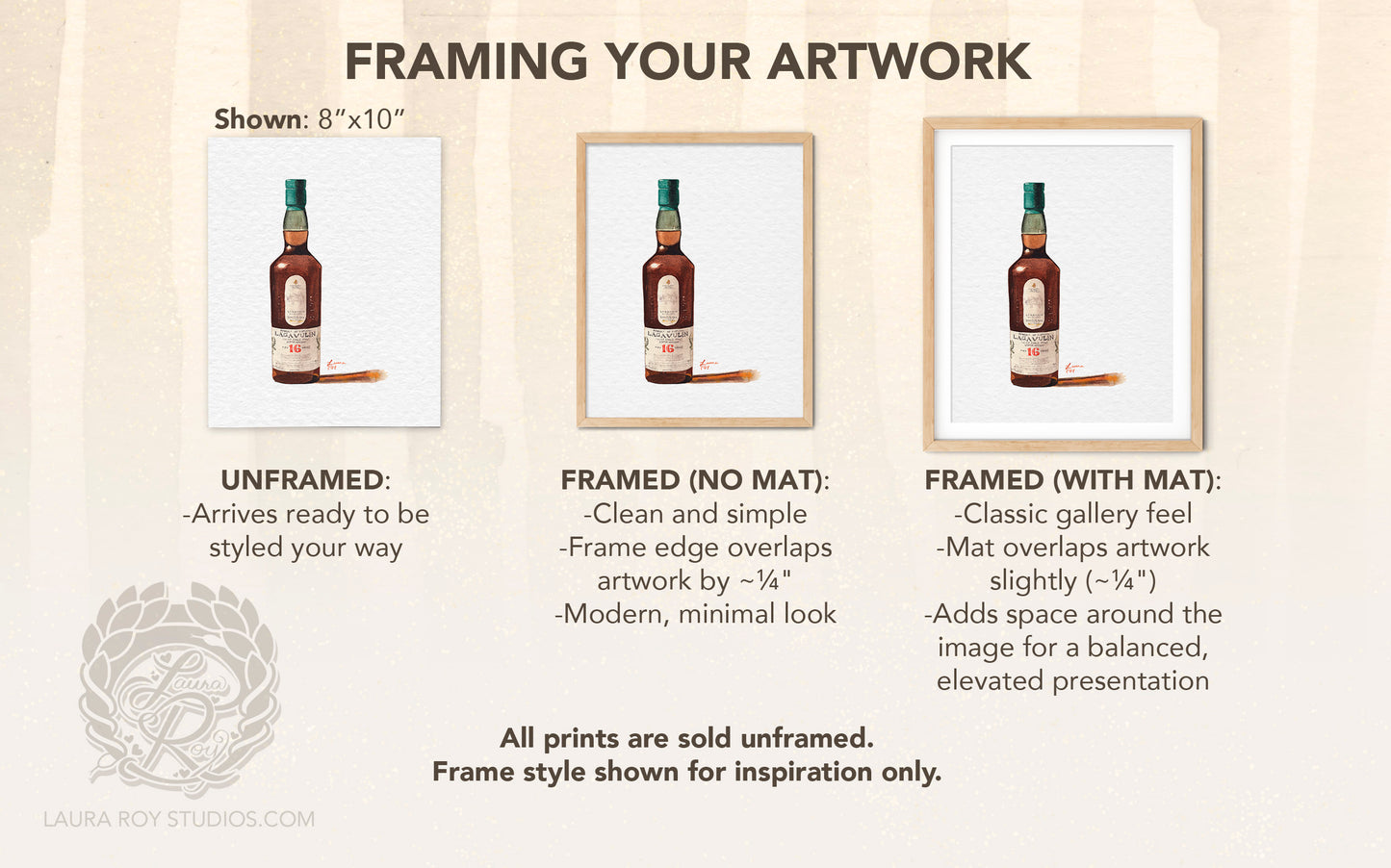 Lagavulin 16 Watercolor | Giclée Print