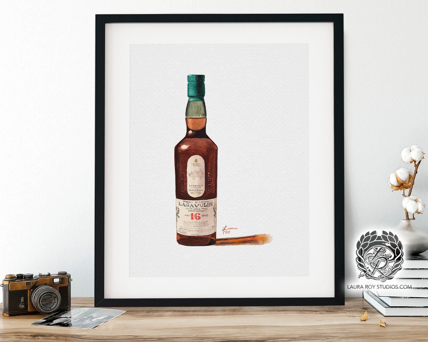 Lagavulin 16 Watercolor | Giclée Print