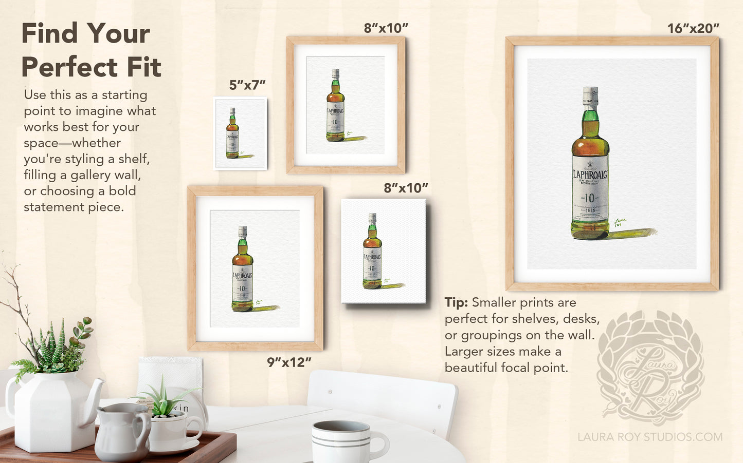 Laphroaig 10 Watercolor | Giclée Print