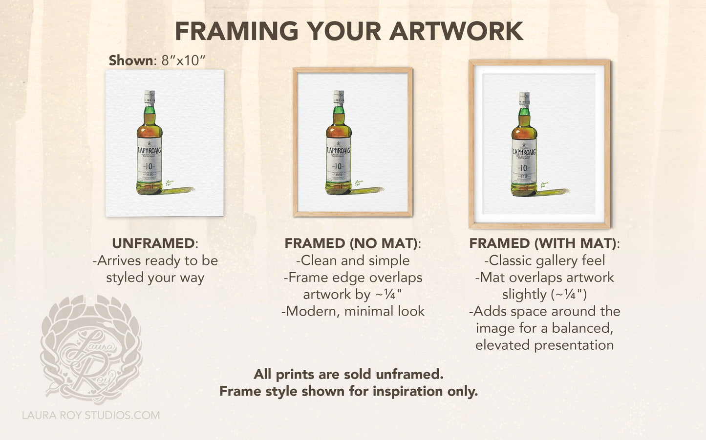 Laphroaig 10 Watercolor | Giclée Print