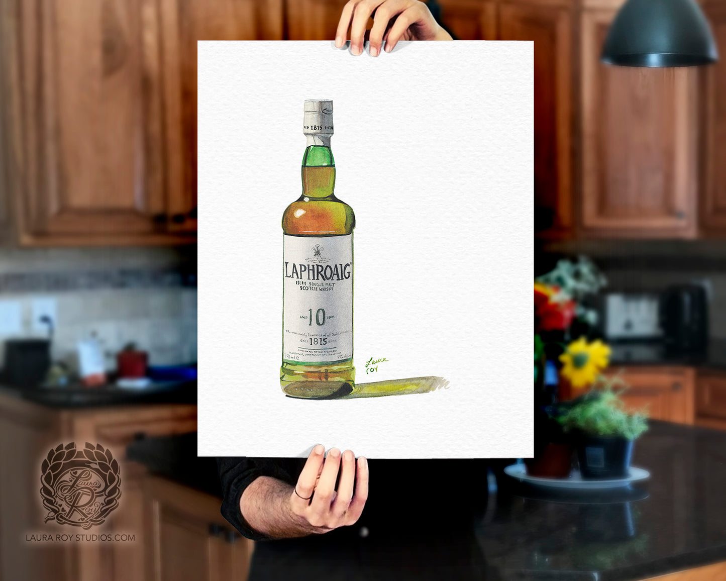 Laphroaig 10 Watercolor | Giclée Print