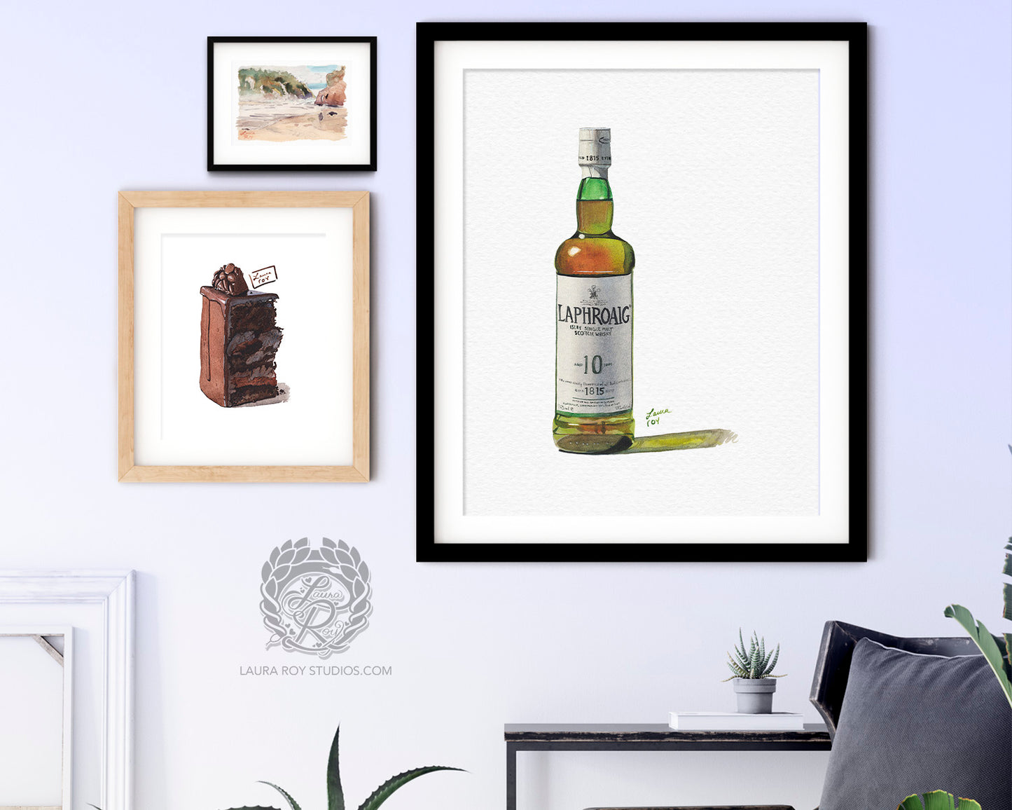 Laphroaig 10 Watercolor | Giclée Print