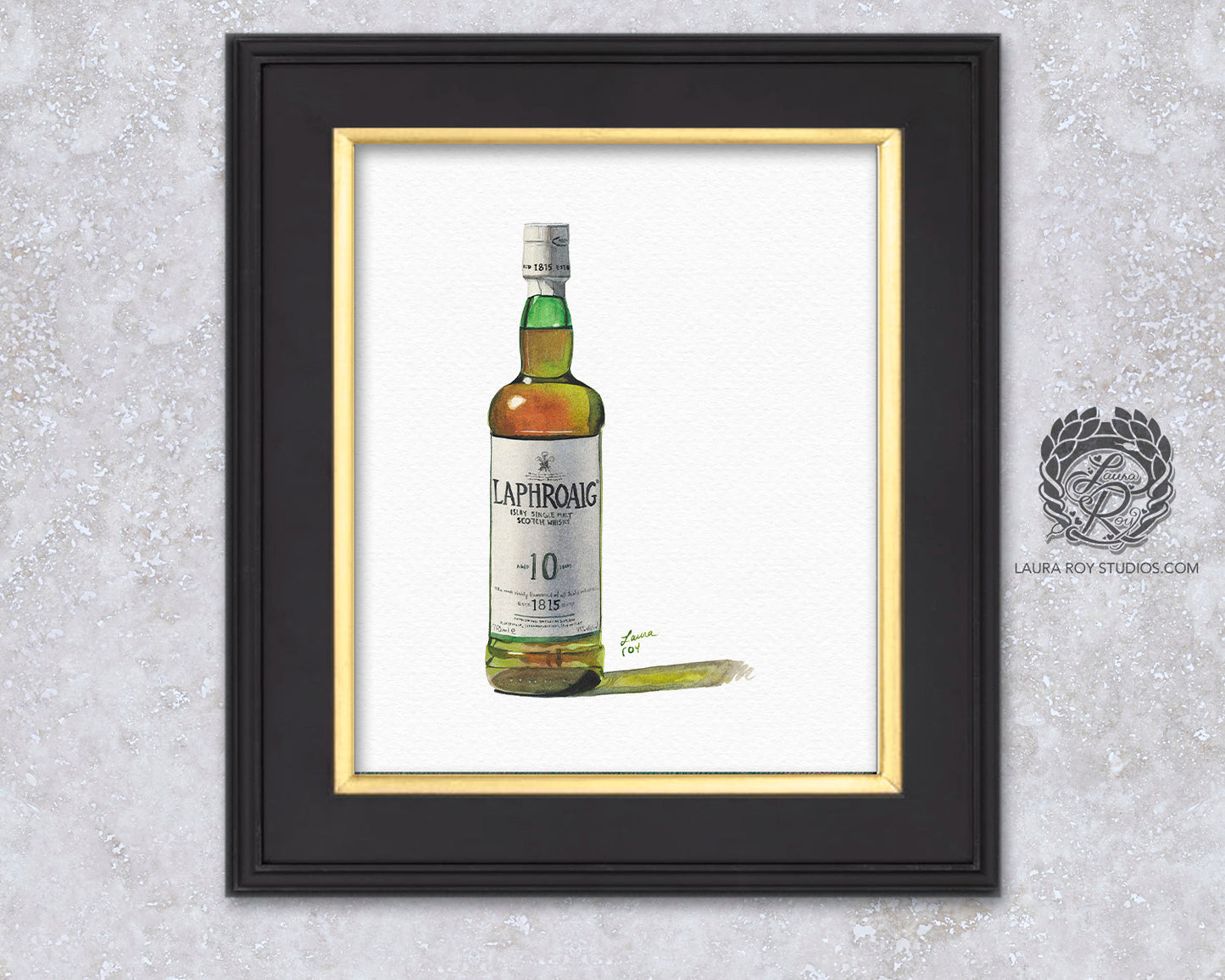 Laphroaig 10 Watercolor | Giclée Print