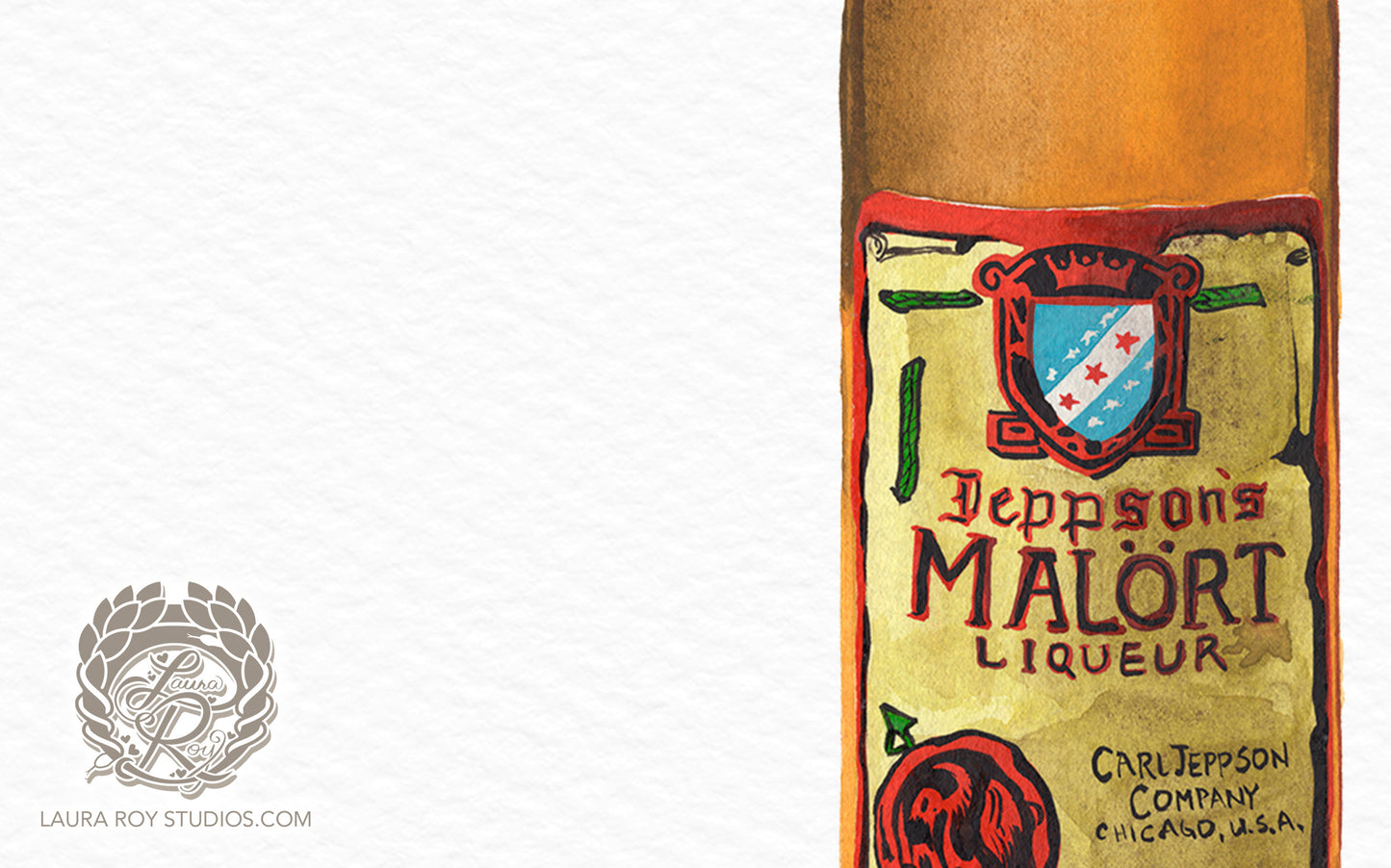 Malort Watercolor | Giclée Print