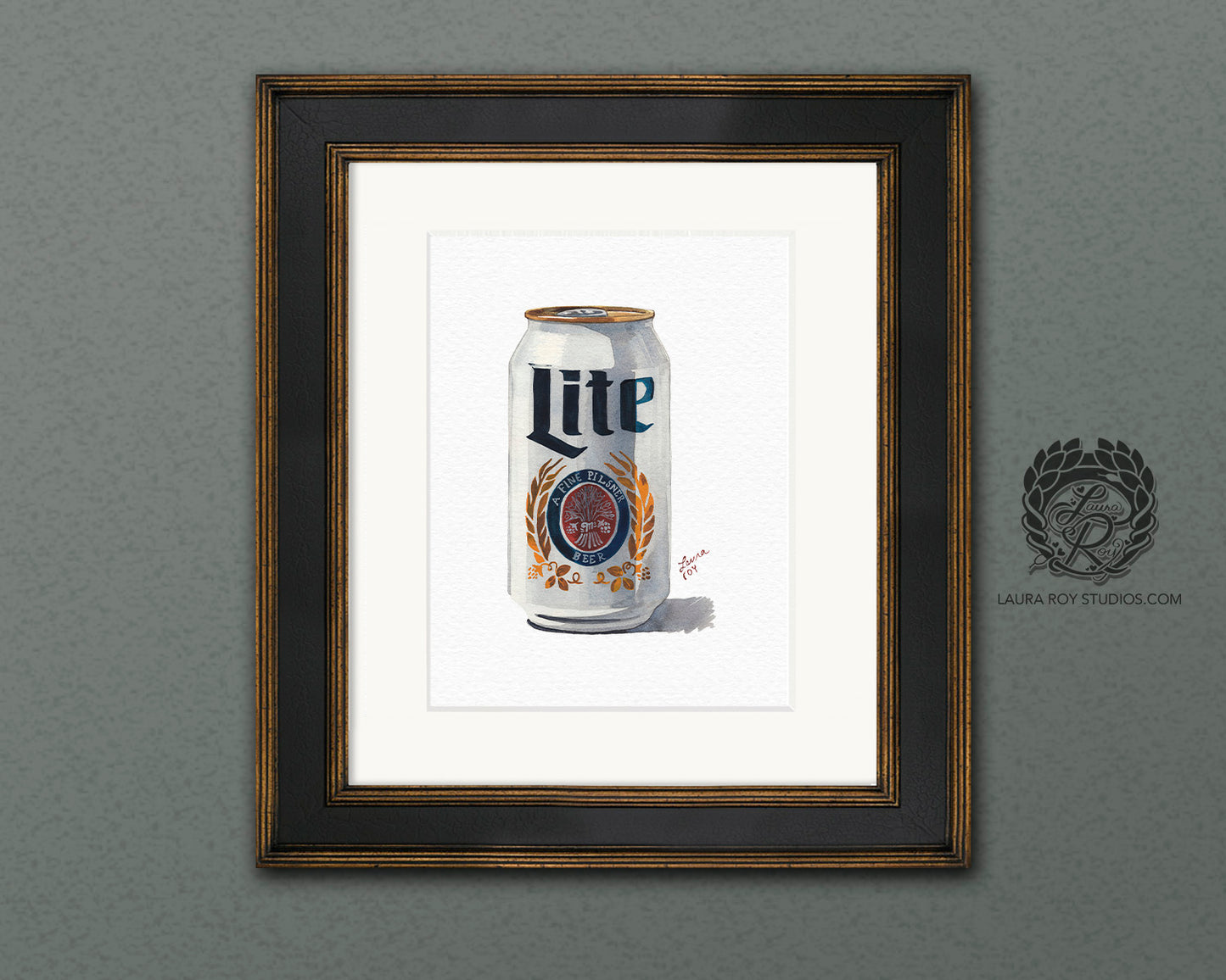 Miller Lite Watercolor | Giclée Print