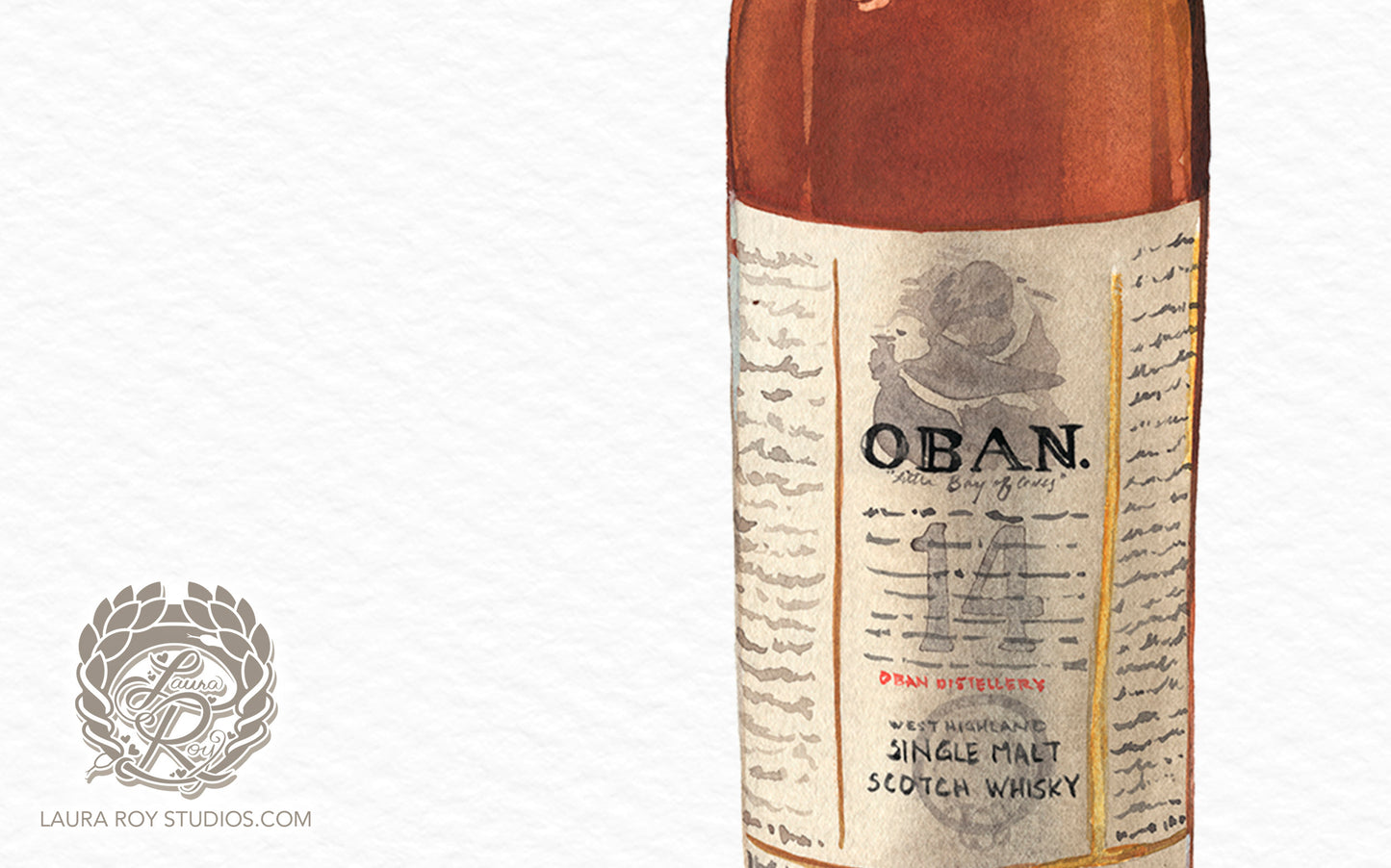 Oban 14 Watercolor | Giclée Print