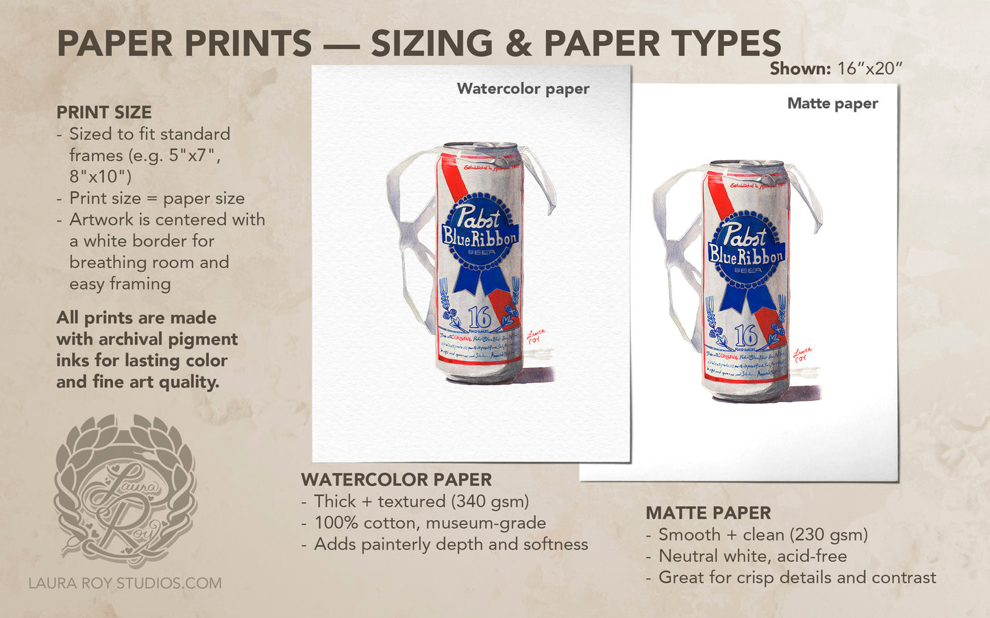 PBR Watercolor | Giclée Print