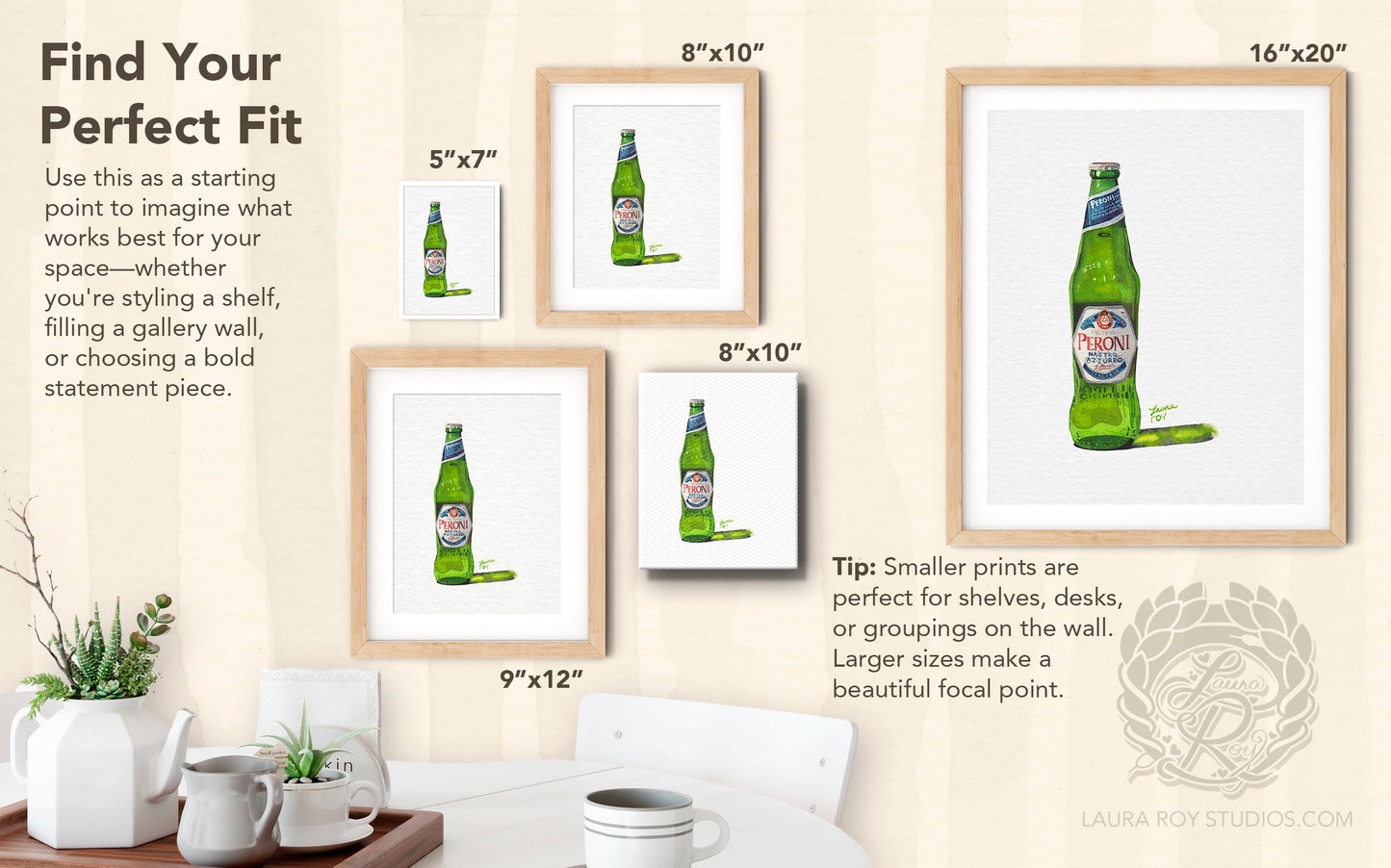Peroni Watercolor | Giclée Print