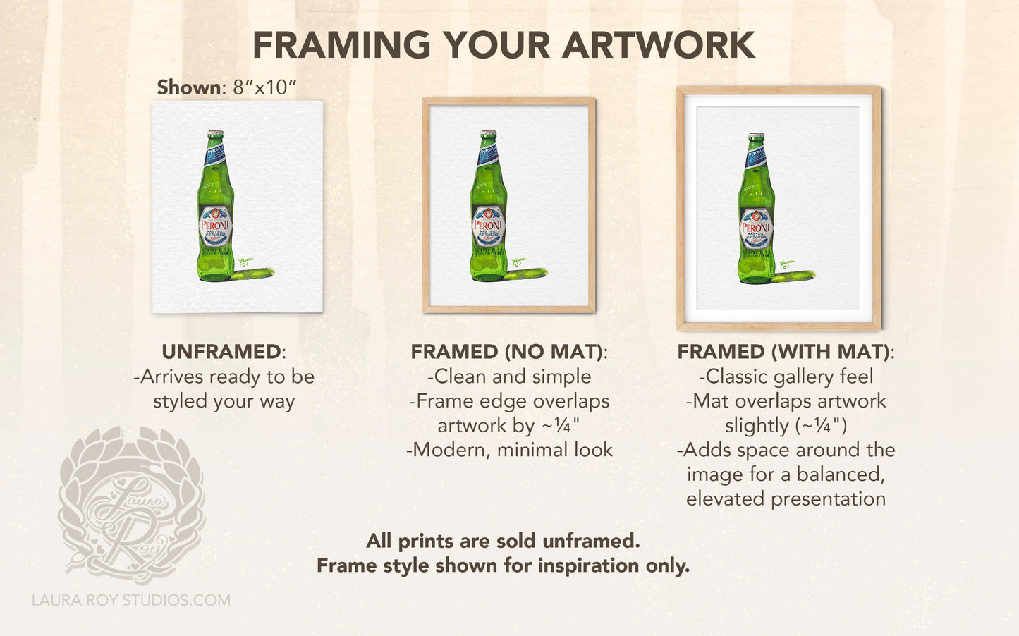 Peroni Watercolor | Giclée Print