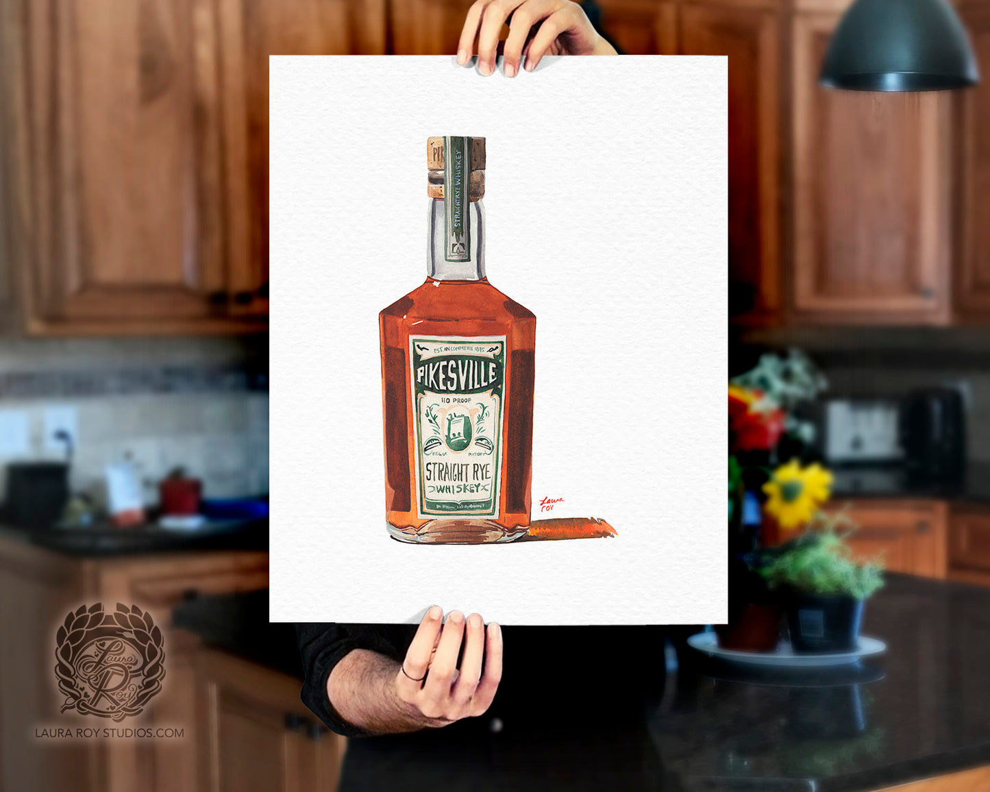 Pikesville Rye Watercolor | Giclée Print