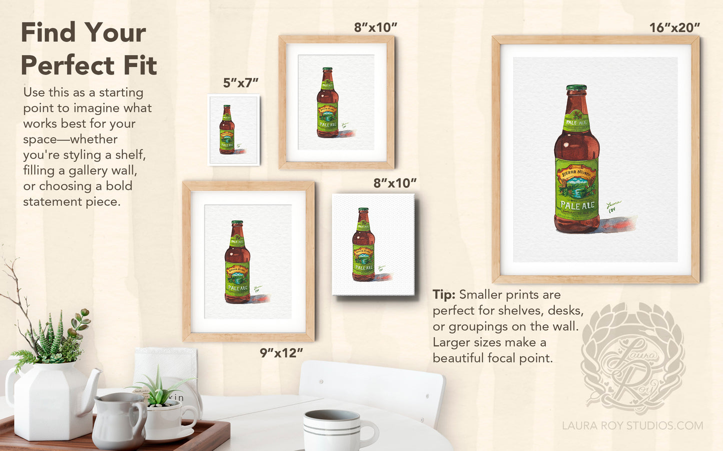Sierra Nevada Pale Ale Watercolor | Giclée Print