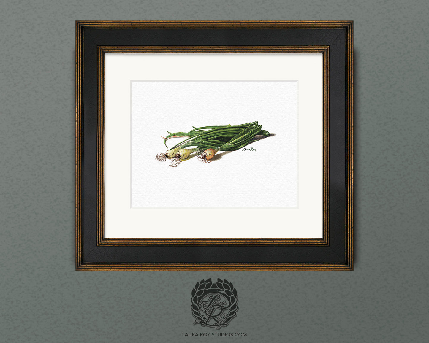 Spring Onions Watercolor | Giclée Print