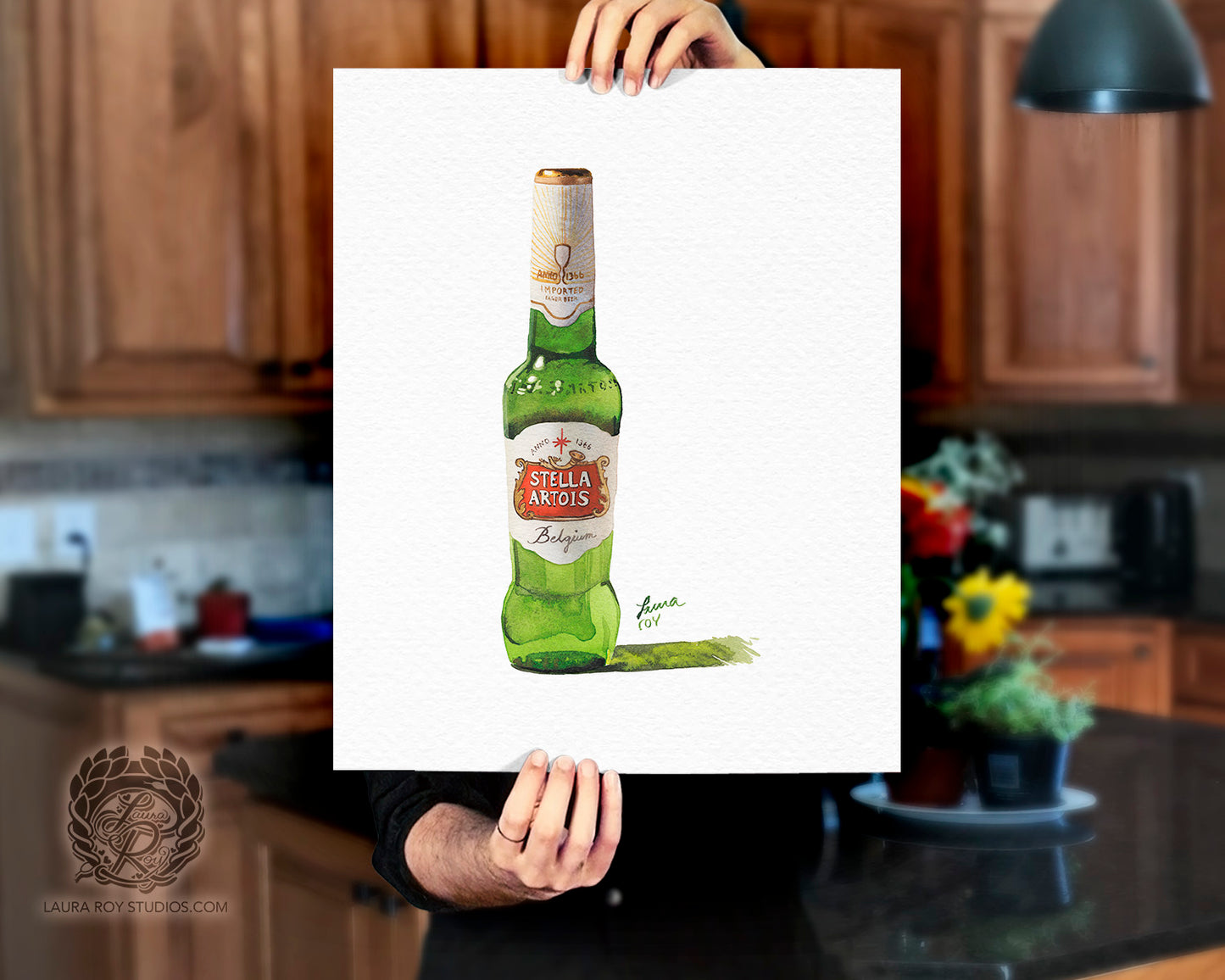 Stella Artois Watercolor | Giclée Print