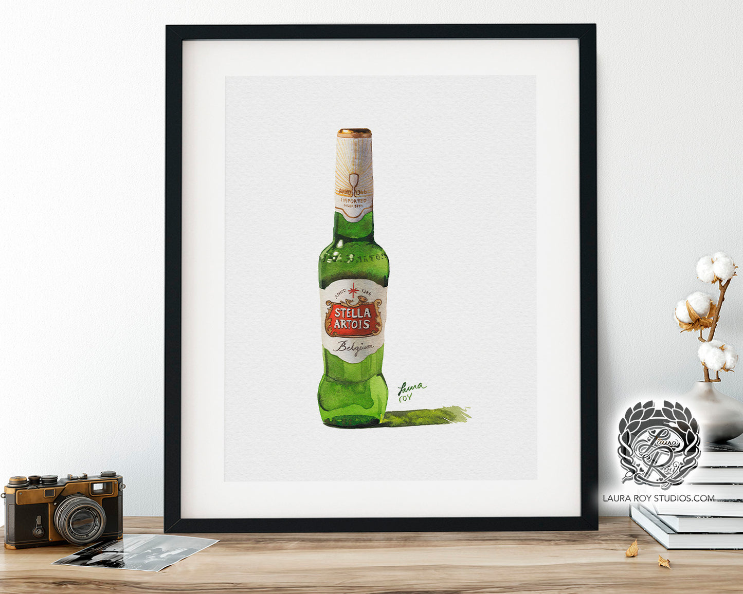 Stella Artois Watercolor | Giclée Print