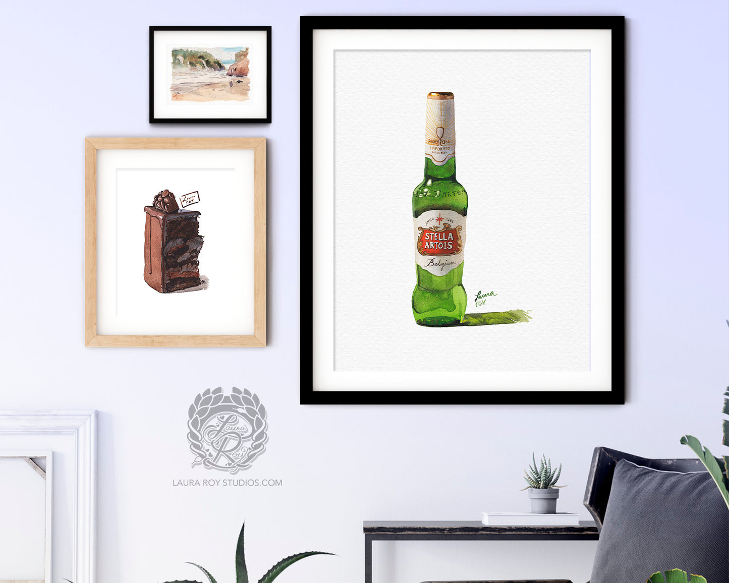 Stella Artois Watercolor | Giclée Print
