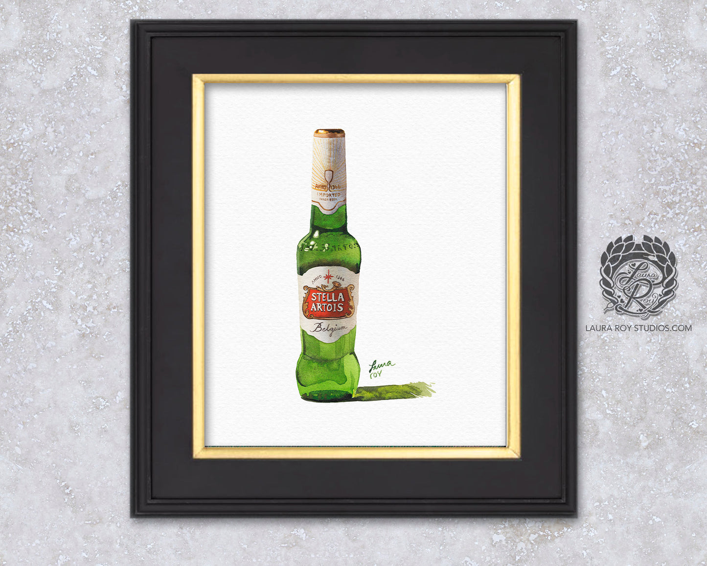 Stella Artois Watercolor | Giclée Print