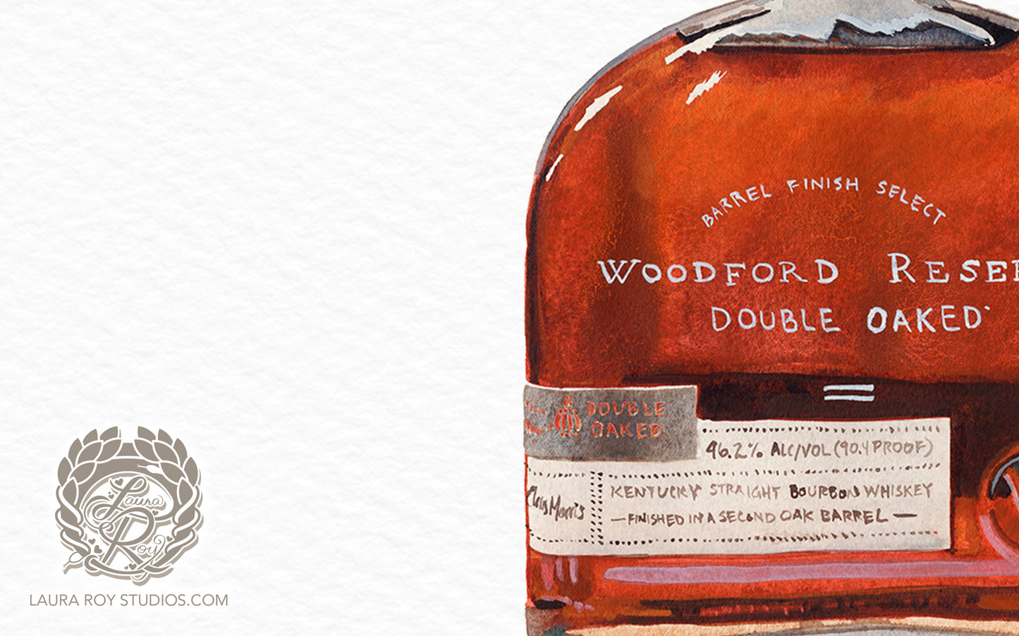 Woodford Reserve Double-Oaked Watercolor | Giclée Print